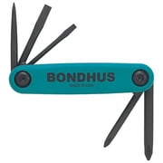 Utility Gorillagrip® Fold-Up Phillips #1 & #2, Slotted 1/8" & 3/16" + Awl, Protanium® High Torque Steel With Proguard™ Finish - Bondhus® USA