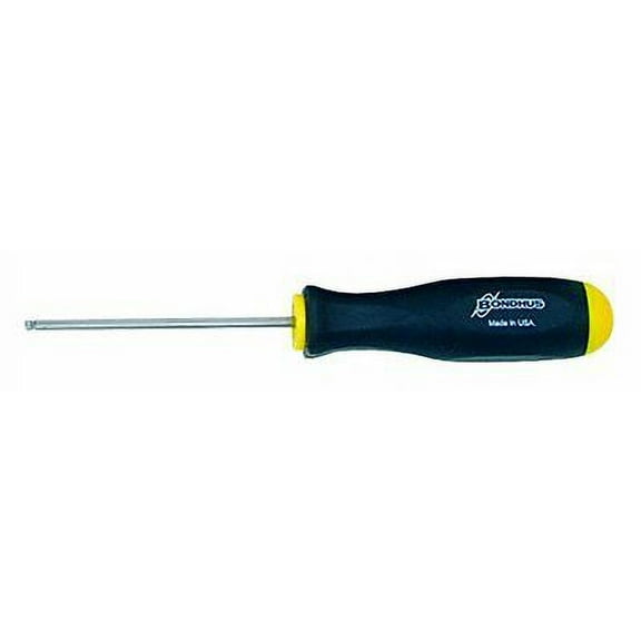 Bondhus 16613 5/16" x 5.6" Ball End Tip Hex Screwdriver with BriteGuard Finish, 2 Piece