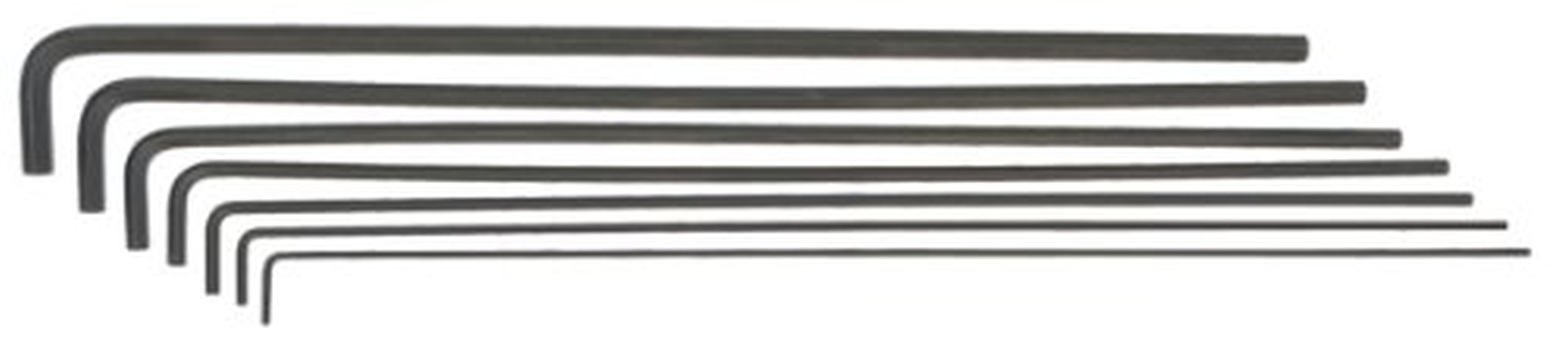 Bondhus 25445 Hex L-Wrenches w/12" Long Arm, Set of 7