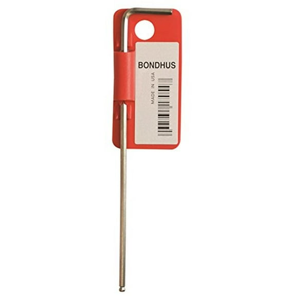 Bondhus 27054 2.5mm Ball End Tip Hex Key L-Wrench BriteGuard Finish,112mm,50/Pk