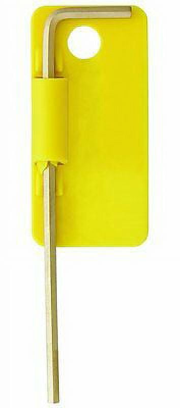 Bondhus 38288 19 x 175mm Hex Tip Key L-Wrench with GoldGuard Finish, Tagged and Barcoded