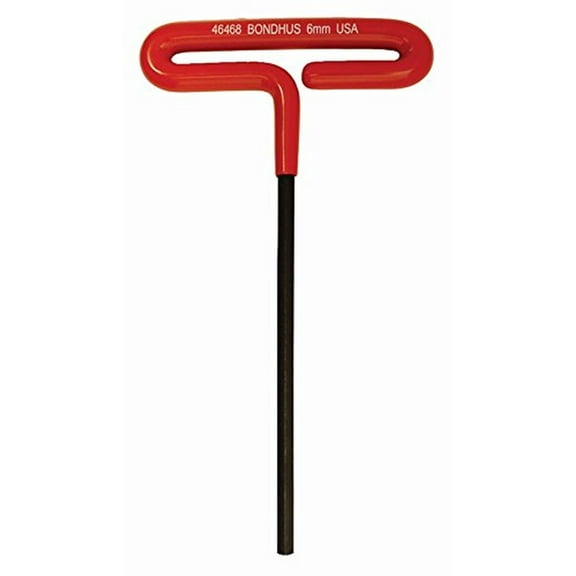 Bondhus 46468 6mm Cushion Grip Loop T-Handle Hex Tool, 2 Piece