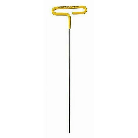 Bondhus 46506 7/64 x 9" Hex Tip Cushion Grip Loop T-Handle with ProGuard Finish, 2 Piece