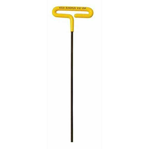 Bondhus 46509 5/32" Hex Tip Cushion Grip Loop T-Handle w/ProGuard,9.7",2PC