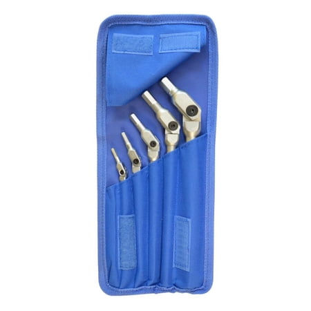 Bondhus 5 Piece Chrome Hex Pro Wrench Set - Sizes: 4-10Mm
