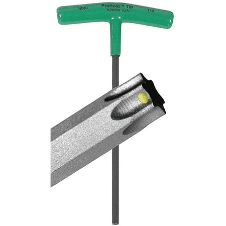Bondhus 74025 T25 x 7.1" ProHold Star Tip Graduated Length T-Handle with