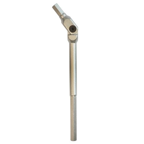 Bondhus 88714 3/8" HEX-PRO Pivot Head Wrench, Length: 7.0", Chrome