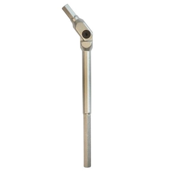 Bondhus 88764 5mm HEX-PRO Pivot Head Wrench,Length: 121mm,Chrome