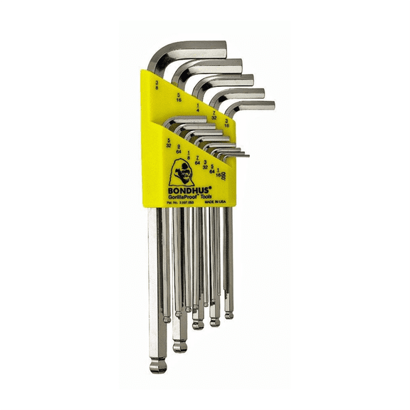 Bondhus Corp. 13pc Set B/G Paltd BallDrv L-W