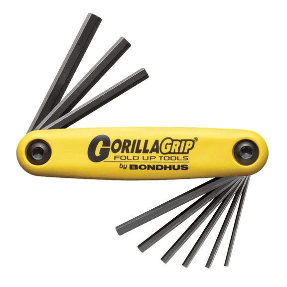 Bondhus Corp. HEX GORLIIAGRIP FOLD UP SET SIZES 5/64 THRU 1/4"