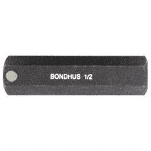 Bondhus Corp. Hex Bit w/1/2" Dr Skt 3/8"x6"