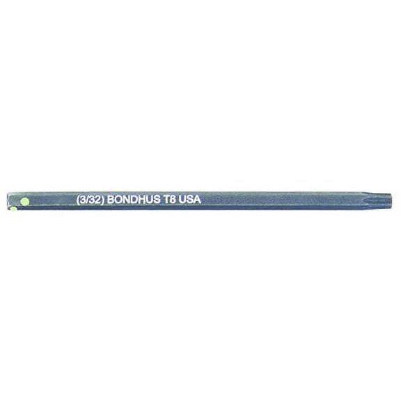 Bondhus T8 ProHold Socket Star Bit, 2 Inch