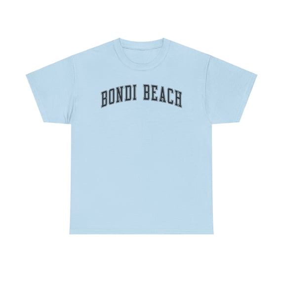 Bondi Beach Shirt Gifts Tshirt Crew Neck Short Sleeve