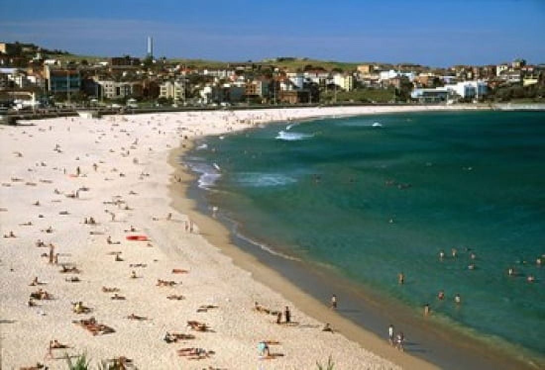 Bondi Beach Sydney Australia Canvas Art - David Wall DanitaDelimont (27 x 19)
