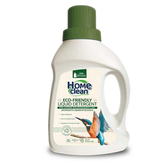 Home Be Clean Laundry Detergent Clothing - Forest Walk Vegan Fragrance - Enriched with Essential Oils - Home Be Clean