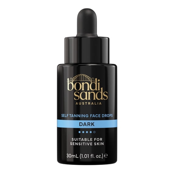 Bondi Sands Hydrating Self Tan Drops for Face and Body, Dark, 1.01 fl oz