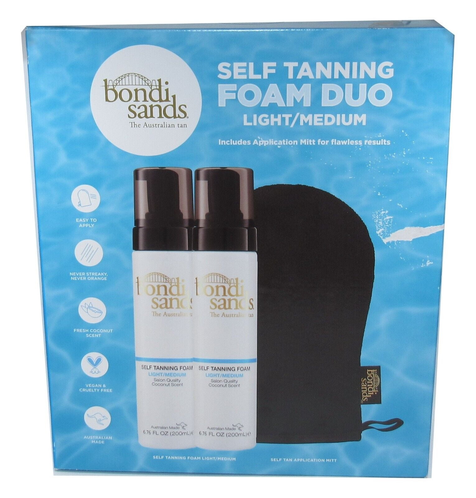 Bondi Sands Self Tanning Foam Duo, Light/Medium