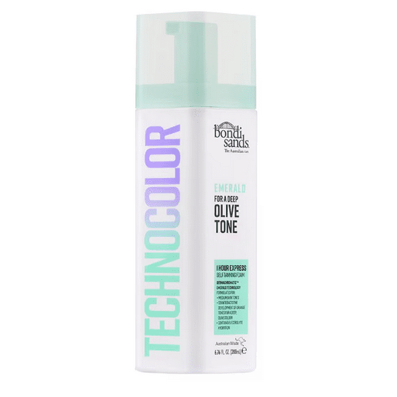 Bondi Sands Technocolor 1 Hour Express Self Tanning Foam - Emerald Emerald 6.76oz