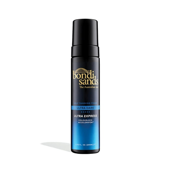 Bondi Sands Ultra Express Self Tanning Foam, Lightweight, Fragrance Free Self-Tanner for an Even, Streak-Free Tan, 6.76 fl oz