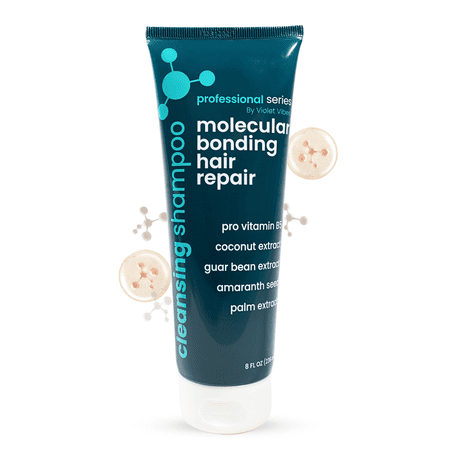 Violet Vibes Bonding Hair Repair Shampoo w/ Pro Vitamin B5 & Coconut for Strength & Daily Nourishment