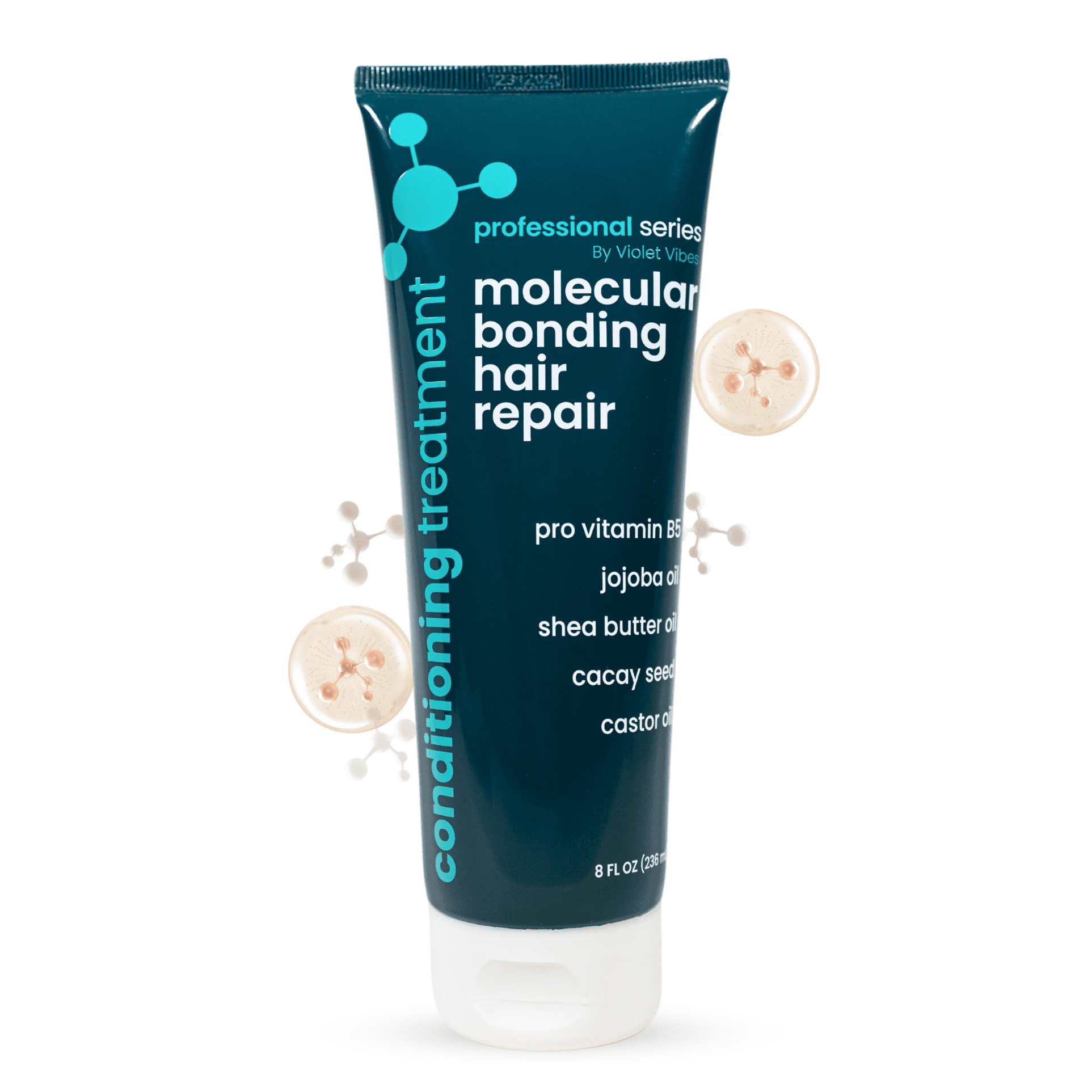 Violet Vibes Advanced Bonding Repair Conditioner, Deep Hydration & Shine, Shea, Castor & Jojoba