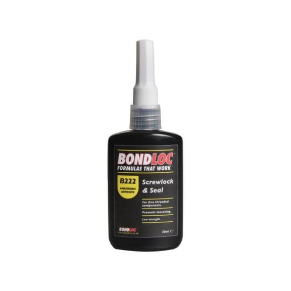 Bondloc - B222 Screwlock Low Strength Threadlocker 50ml