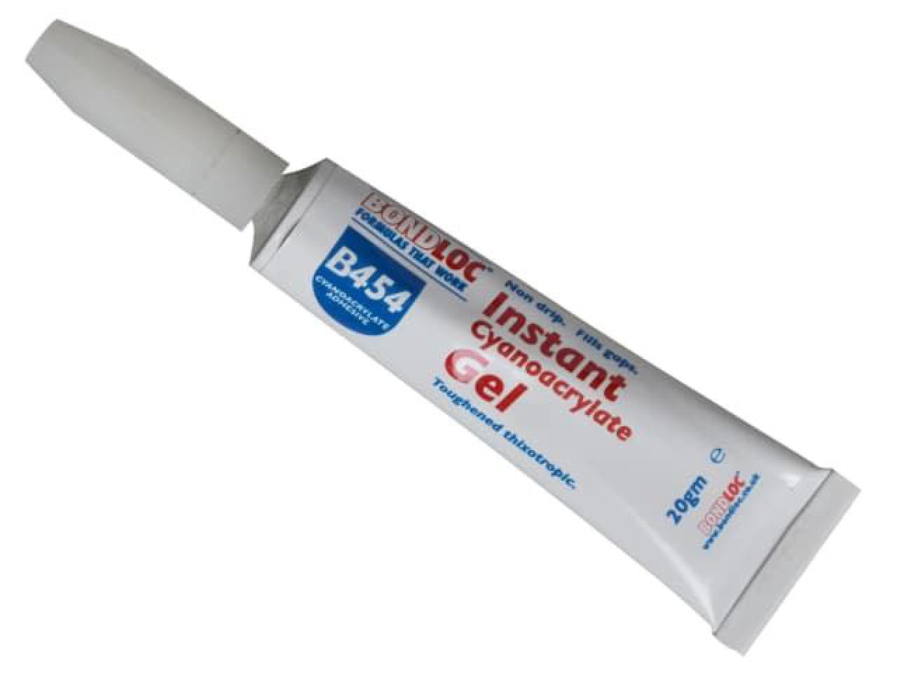 Bondloc - B454 Thixotropic Non-Drip Gel Cyanoacrylate 20g