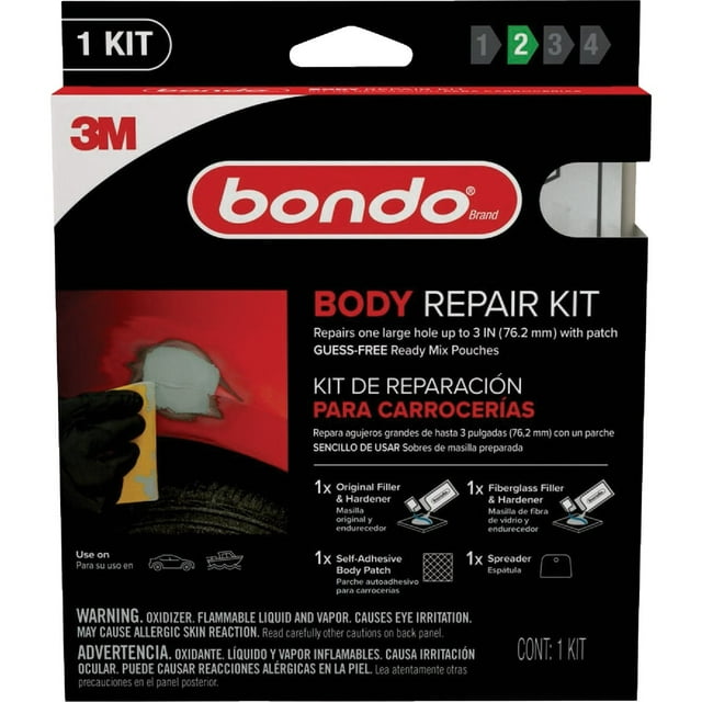 3M Bondo Body Repair Kit Clip - Walmart.com