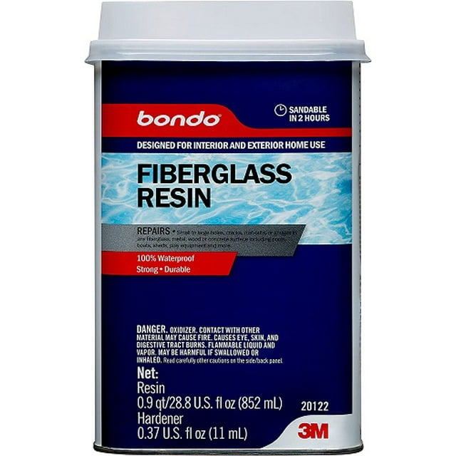 Bondo 20122 Fiberglass Repair Resin, 0.9 Quart Quantity 1