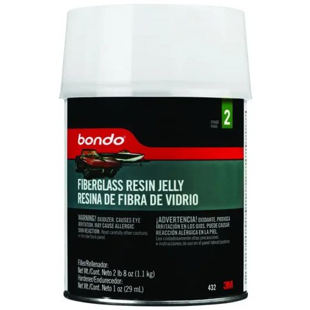 Bondo 432 1 Quart Fiberglass Resin Jelly With Cap, Each