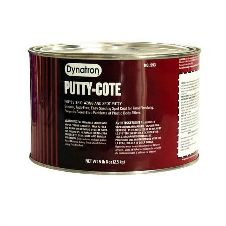Dynatron™ Putty-Cote Spot and Glazing Putty, 1/2 Gallon (US), 593 –