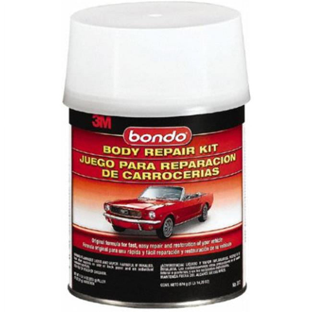  3M Bondo Fiberglass Resin Repair Kit, 00420, 0.45 Pint :  Automotive
