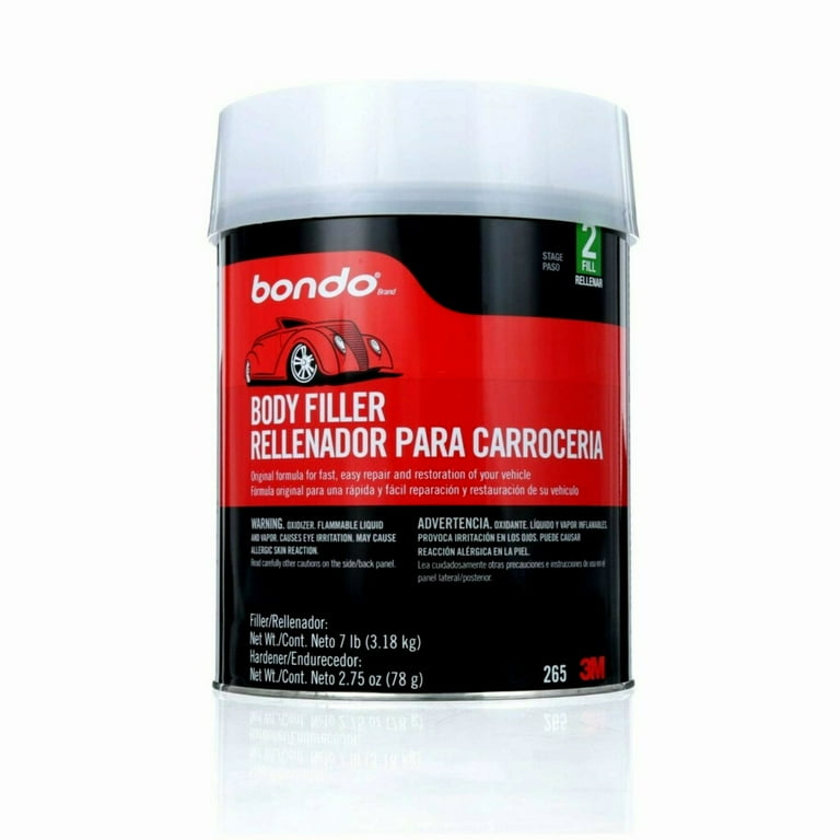 Bondo Body Filler, Original Formula for Fast, Easy Repair & Restoration for  your Vehicle, 00262, Filler 1.75 lb and Hardener 0.75 oz, 1 Can - Yahoo  Shopping