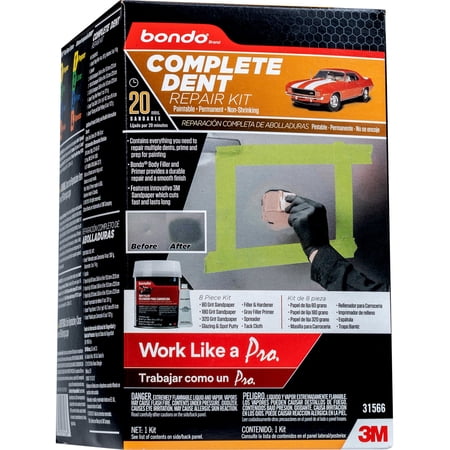 Bondo® Dent Repair Kit 31566, 4/Case