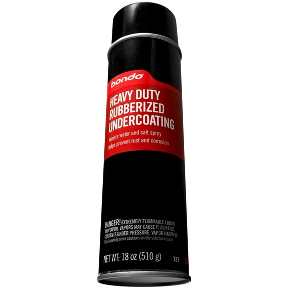 Bondo Rubberized Undercoating, 00737, 18 oz