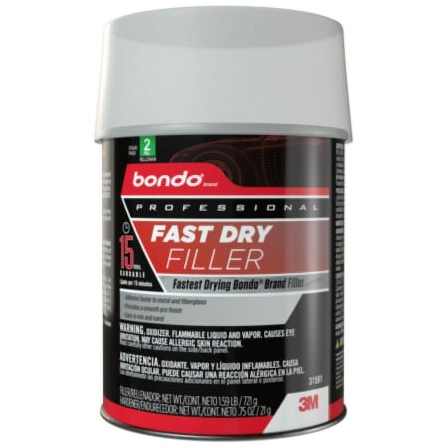 Bondo 3M Professional Fast Dry Filler Quart
