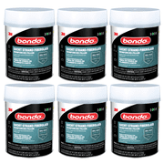 Bondo Short Strand Fiberglass Reinforced Filler 1 quart with 1 oz. hardener White [6-pack] SS-QT-ES