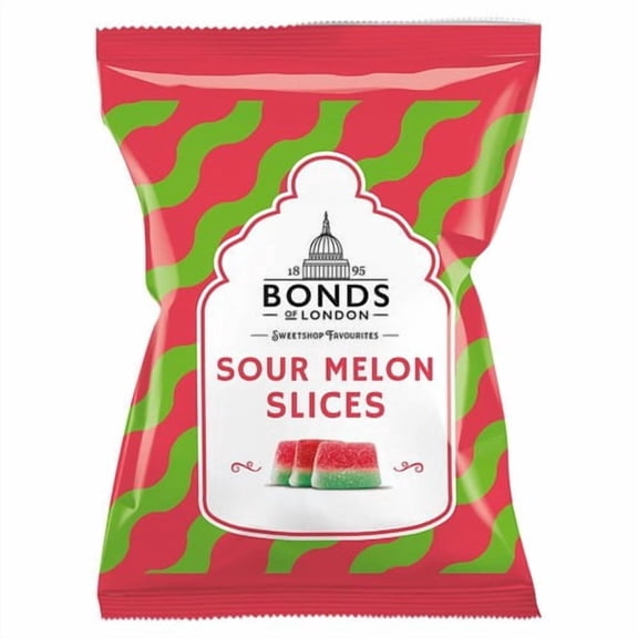 Bonds Of London Watermelon Slices 130g, British Import (Pack of 2)