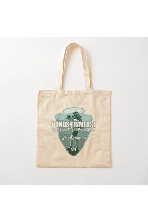 Bonds Traverse Arrowhead T Canvas Tote Bags, Reusable Shopping Bag