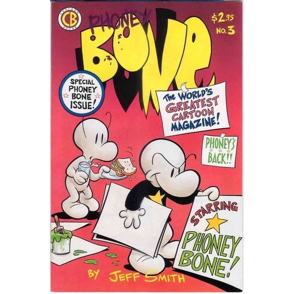 Bone #3 (4th) VF ; Cartoon Books Comic Book