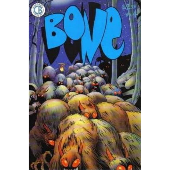Bone #4 (3rd) VF ; Cartoon Books Comic Book