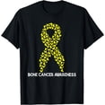 thumbnail image 1 of Bone Cancer Awareness A Yellow Ribbon T-Shirt, 1 of 4