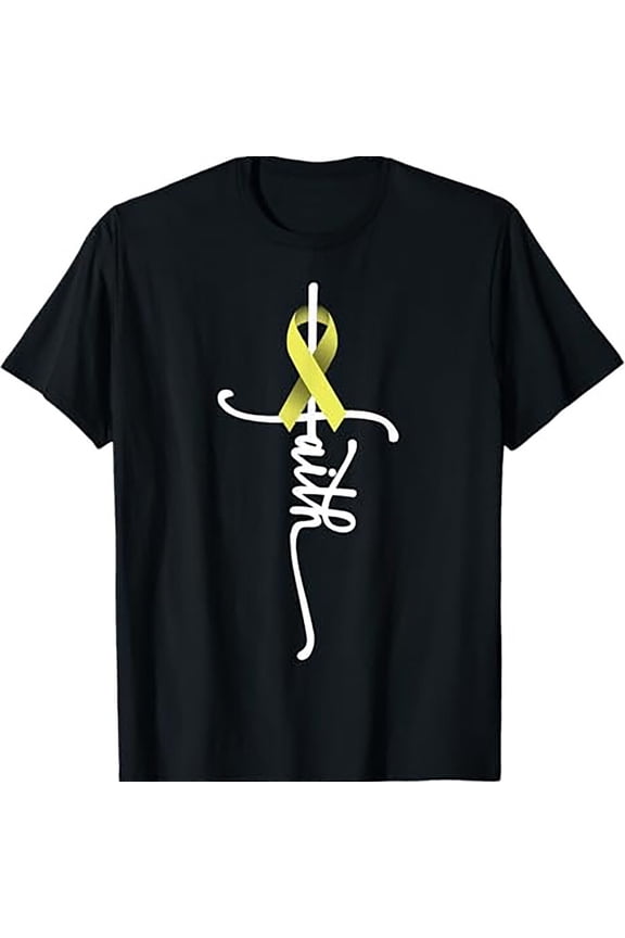 Bone Cancer Faith Sarcoma Bone Cancer Awareness Support July T-Shirt