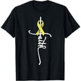 thumbnail image 1 of Bone Cancer Faith Sarcoma Bone Cancer Awareness Support July T-Shirt, 1 of 4