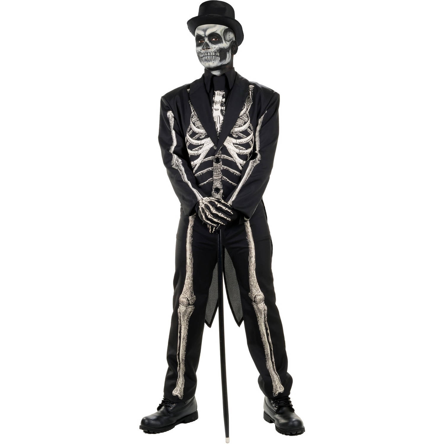  Halloween Costume Funny Skeleton Tuxedo T-Shirt : Clothing,  Shoes & Jewelry