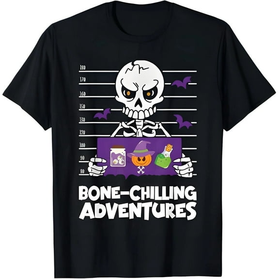 Bone-Chilling Adventures Spooky Skeleton T-Shirt