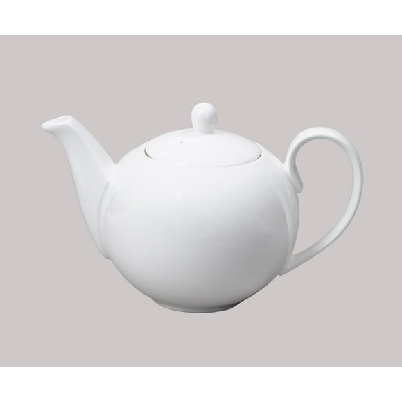 Bone China Coupe Shape Coffee/Tea Pot