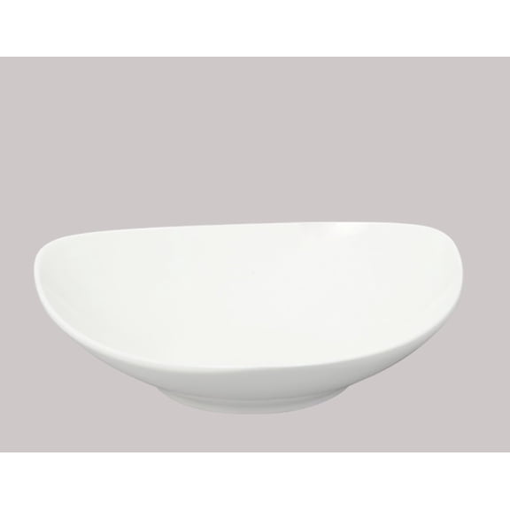 Bone China Square Shape  Grade Dinnerware, Triangular Serving Bowl 9inch, Case of 2