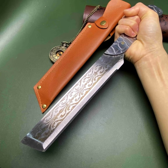 Bone Cleaver Fixed Blade Knife, Powerful Design, Perfect for Outdoor, Garden, And Kitchen Use. A Perfect Gift for Men