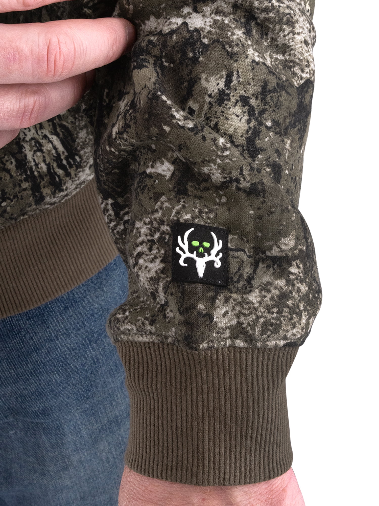 Bone Collector Camo CVC Crew Sweatshirt, S-3XL